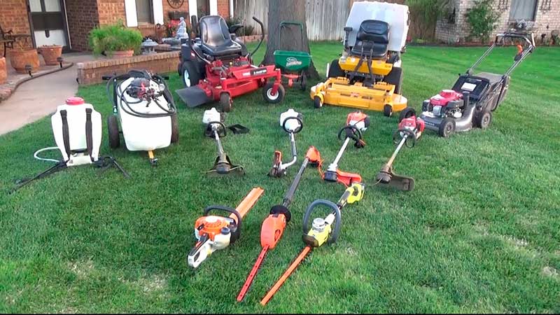 lawn care equipment